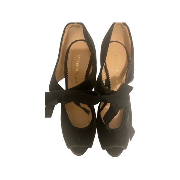 Emporio Armani Stilettos Peep Toe Sandals - Picture 4 of 4